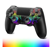 ARCELI Wireless Controller, Upgraded Controller Wireless for PS-4/Slim/PC, Bluetooth Gamepad Joystick with Dual Vibration/Touch Panel/ 3.5mm