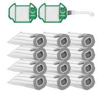 Arcets Kit 12 Sacchetti in Microfibra compatibile per Folletto VK7S VK7 FP7S