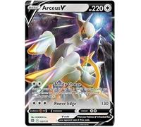 Arceus V 122/172 Ultra raro Pokemon Card (SWSH Brilliant Stars) + 1 x TitanCards® Toploader