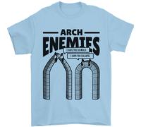 Arch Enemies Maglietta Divertente Per Architetti E Costruttori In 100% Cotone