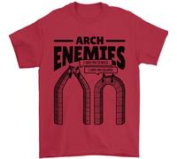 Arch Enemies Maglietta Divertente Per Architetti E Costruttori In 100% Cotone