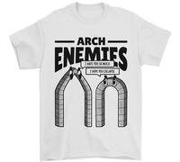 Arch Enemies Maglietta Divertente Per Architetti E Costruttori In 100% Cotone