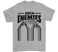 Arch Enemies Maglietta Divertente Per Architetti E Costruttori In 100% Cotone