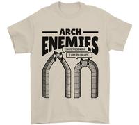 Arch Enemies Maglietta Divertente Per Architetti E Costruttori In 100% Cotone