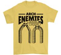 Arch Enemies Maglietta Divertente Per Architetti E Costruttori In 100% Cotone