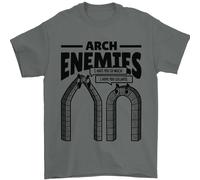 Arch Enemies Maglietta Divertente Per Architetti E Costruttori In 100% Cotone