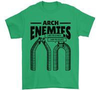 Arch Enemies Maglietta Divertente Per Architetti E Costruttori In 100% Cotone
