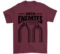 Arch Enemies Maglietta Divertente Per Architetti E Costruttori In 100% Cotone