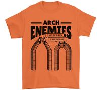 Arch Enemies Maglietta Divertente Per Architetti E Costruttori In 100% Cotone