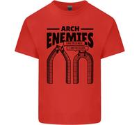 Arch Enemies Maglietta Divertente Per Architetti E Costruttori Per Bambini