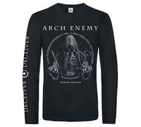 Arch Enemy Deceiver Uomo Maglia Maniche Lunghe Nero XL 100% Cotone Regular