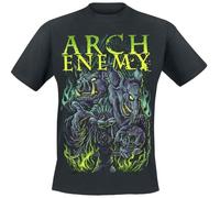 Arch Enemy Ritual Uomo T-Shirt Nero 100% Cotone Regular
