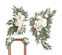 Arch Flowers for Backdrop 2 Pieces Reusable Artificial Flexible Rose