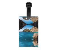 Arch in Maiorca Spagna Stampa Etichette per Bagagli per Valigia PVC Borsa Bagaglio da Viaggio Tag Nome Identificare Etichette per Donne Uomini