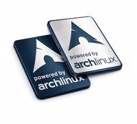Arch Linux, adesivo per custodie, 37 mm x 25 mm
