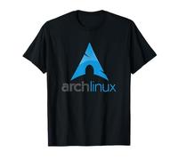 Arch Linux amante t-shirt slogan e logo Open Source Os tee Maglietta