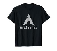 Arch Linux amante t-shirt slogan e logo Open Source Os tee Maglietta