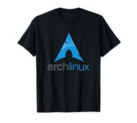 Arch Linux lover t-shirt tagline e logo Open Source Os tee Maglietta