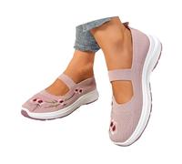 Arch Support - Scarpe da donna piatte in memory foam, scarpe estive da donna, larghe, da ginnastica, estive, larghe, intrecciate, leggere, tipo H, eleganti e traspiranti