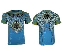 Archaic by Affliction - Maglietta da uomo Die Alone, Blu, S
