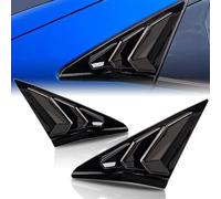 Archaic Fini di feritoie per Honda Civic Type R Hatchback FK7 FK8 2016-2021,Copertura dell'otturatore per la 10th Gen Civic,Le prese d'aria del finestrino laterale (nero lucido)