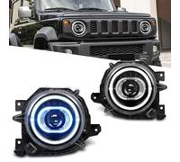 Archaic LED Fari Anteriori compatibili con 4th Gen 2018-2024 Suzuki Jimny JB64W JB74W,luci anteriori con sequenziali,animazione DRL, coppia