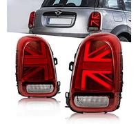 Archaic LED Luci posteriori compatibili con MINI Countryman Cooper/Coopers Hatchback F60 2017-2020,Fari Posteriori con sequenziali, animazione DRL, rosso