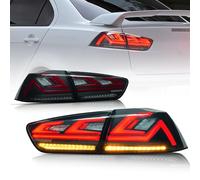 Archaic LED Luci posteriori per Mitsubishi Lancer & EVO X 2008-2020, con indicatori sequenziali, animazione DRL, coppia