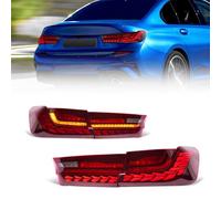 Archaic OLED Luci posteriori compatibili con BMW 3 Series G20 G80 M3 GTS 330i 340i 2019-2021,Fari Posteriori con sequenziali,animazione DRL