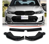 Archaic Spoiler paraurti anteriore compatibile per BMW Serie 3 G20 2023-2025 LCI M Sport, kit splitter sotto il mento spoiler corpo kit 3er M accessori sportivi