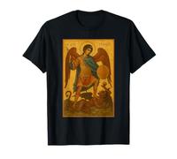 Archangel St. Michael's Battle with the Devil - Orthodox Maglietta