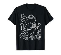 Archeologia del Gatto Kawaii Maglietta