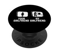 Archeologia La tua ragazza La mia ragazza Archeologo PopSockets PopGrip Adesivo