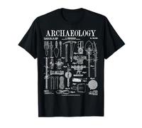Archeologo Archeologia Studente Campo Kit Vintage Brevetto Maglietta