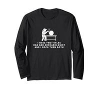 Archeologo E Papà Uomini Orgogliosi Divertente Archeologia Maglia a Manica