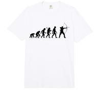 Archer Evolution Tiro con L'Arco Uomini e Ragazzi Mirando A Bullseye Comfort Colors Adult Heavyweight T-Shirt