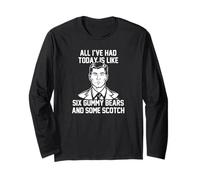 Archer Six Gummy Bears And Scotch Funny Cartoon Maglia a Manica