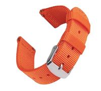Archer Watch Straps - Cinturini in Nylon Premium a Sgancio Rapido (Arancione, 20mm)
