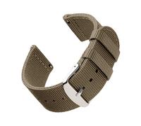 Archer Watch Straps - Cinturini in Nylon Premium a Sgancio Rapido (Kaki, 22mm)
