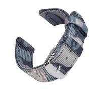 Archer Watch Straps - Cinturini in Nylon Premium a Sgancio Rapido (Mimetico Blu, 22mm)
