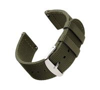 Archer Watch Straps - Cinturini in Nylon Premium a Sgancio Rapido (Verde Oliva, 22mm)