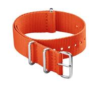 Archer Watch Straps - Cinturini NATO in Nylon Classici (Arancione, 22mm)