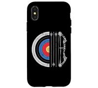 Archery Target Bow Arrow Hunting Longbow Bow Hunter Archer Custodia per iPhone X/XS
