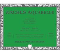Arches Blocco Acquarello Grana Fine 300Gr 28X36cm 20 Fogli