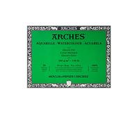 Arches, blocco per acquerelli 23 x 31 cm, spessore: 300 g/mq, pressato a freddo