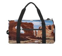 Arches National Park - Borsa da palestra per uomo e donna, impermeabile, da viaggio, leggera, per viaggi, sport, colore bianco, taglia unica
