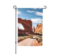 Arches National Park Entrance Garden Flag 30,5 x 45,7 cm Double Sided Primavera Estate Bandiera decorativa Yard Banner Piccola Bandiera Stagionale Vacanze Decorazione Esterna