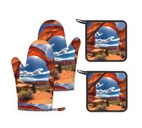 Arches National Park-Standard Print Kitchen resistente al calore, kit da cucina con anello per appendere per cottura e barbecue