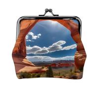 Arches National Park-Standard Print Versatile Portamonete Squisito Mini Portafoglio Carino Sacchetto di Cambiamento per ogni occasione