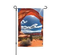Arches National Park-Standard Stampa Fade Resistente Giardino Bandiere Tutte Le Stagioni Bandiera Outdoor Yard Decor Per Portici